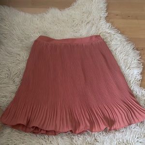 Lulus coral pink ruffle skirt size small